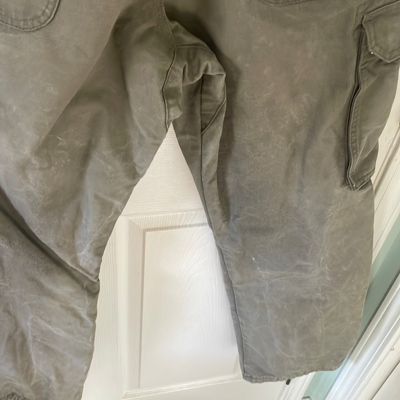 Wrangler work wear mens 36/32 color Loden carpenter styled TALLS COTTON - Picture 14 of 16